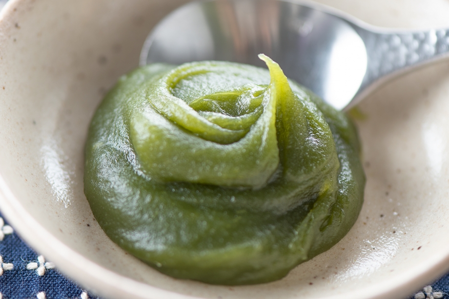 Green tea-flavored anko butter spread