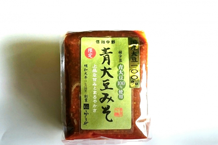 Green soybean miso
